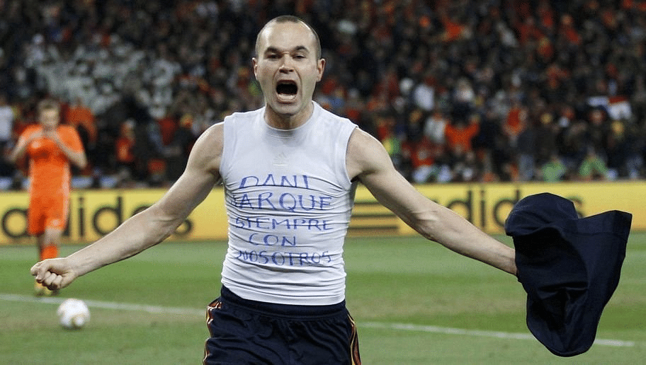 Iniesta’s Dedicates The World Cup to Dani Jarque